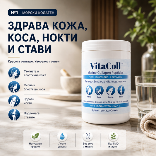 Морски колаген VitaColl™  Резултати още след първия месец